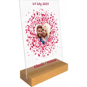 Obraz Rámeček na Valentýna s fotografií na akrylovém skle 15x21