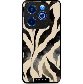 Pouzdro na mobilní telefon Lesklý kryt Mobiwear Glossy - Infinix Smart 8 - GA53G Zebří (Prémiové lesklé pouzdro, obal, kryt Mobiwear Glossy na mobil Infinix Smart 8 - GA53G Zebří, materiál Plast + TPU silikon - krytí po všech stranách, neošoupatelný potisk, tenké provedení, možnost
