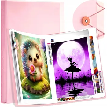 Diamantové malování DIAMOND PAINTING PŘÍSLUŠENSTVÍ pro diamantové vyšívání Diamantové vyšívání ALBUM A3