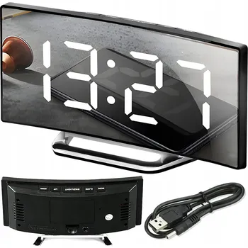 Hodiny DIGITÁLNÍ HODINY ELEKTRONICKÝ BUDÍK LED TEPLOMĚR