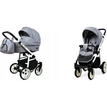 Kočárek Dětský kočárek 2v1 BabyLux COLORLUX kombinovaný kočárek hluboký a sportovní