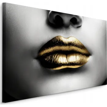 Obraz Obraz na zeď Zlaté RTY Abstraktní Vzor 30x20