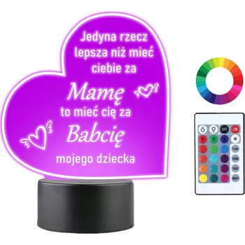 Lampička Plexido vícebarevná Noční lampa