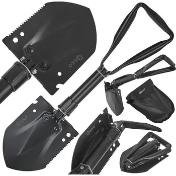 Polní lopatka Lopatka skládací taktická, 5v1, Black Survival Series - GEKO