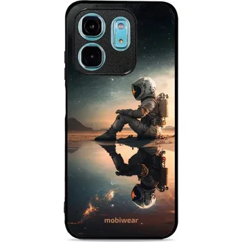 Pouzdro na mobilní telefon Lesklý kryt Mobiwear Glossy - Infinix HOT 50i - G003G Astronaut na samotce (Prémiové lesklé pouzdro, obal, kryt Mobiwear Glossy na mobil Infinix HOT 50i - G003G Astronaut na samotce, materiál Plast + TPU silikon - krytí po všech stranách, neošoupatelný)