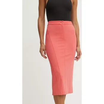 Dámská sukně Sukně Pinko růžová barva, midi, pouzdrová, 104680 A0HM 104680.A0HM 38X, vel. 38