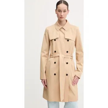 Dámský kabát Trench kabát HUGO 50533902 béžová 08X, vel. 34