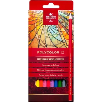 Pastelka Pastelky Polycolor 3822/73 12 barev Koh-I-Noor karton