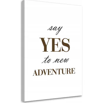 Obraz PLÁTNO OBRAZ NA PLÁTNĚ Nápis 60x90