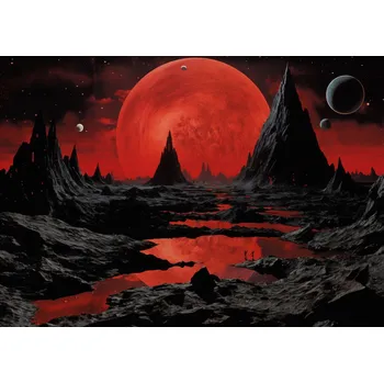 Plakát Plakát Úplněk ve Vzdálených Krajích bez rámu 42 x 29,7 cm