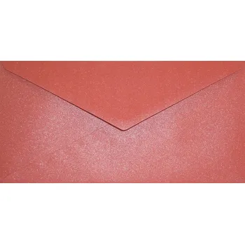 Obálka Perleťové obálky DL Aster Metallic červené 500 ks