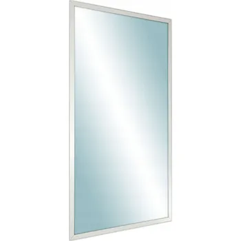 Zrcadlo Zrcadlo v rámu 90x60 Moderní úzký rám bílý