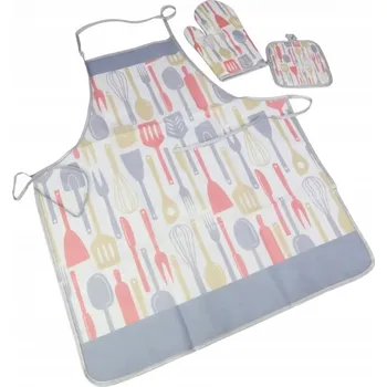 Chňapka Zástěra, chňapka, podložka sada 3 ks 0464