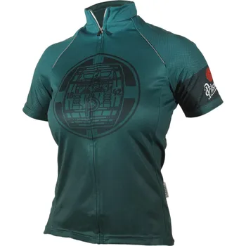 cyklistický dres Dámský cyklistický dres Pilsner Urquell tmavě zelený, vel. XXL