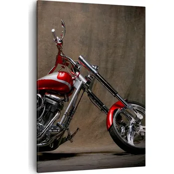 Obraz Obraz na plátně do obýváku ložnice 50x70 motorka obrazy na zeď plátno