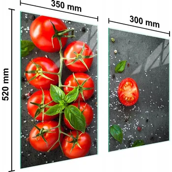 Kuchyňské prkénko Krájecí deska TMK ArtDeko sklo 2 ks