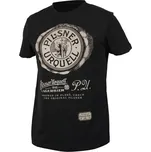 Pánské triko Pilsner Urquell béžová pečeť , vel. L