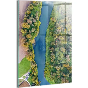 Obraz Skleněný obraz do umělecké dílny Efektní řeka Odra Česko 20x30