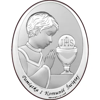 Obraz Obrázek k prvnímu svatému přijímání, památka na první přijímání pro chlapce, 6x9 cm