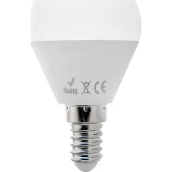 Žárovka LED ŽÁROVKA E14 5W 230V KULIČKA NEUTRÁLNÍ BÍLÁ 4000K