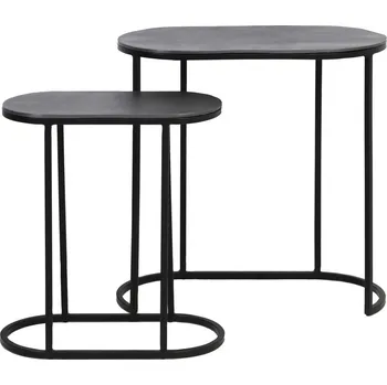 Konferenční stolek Kovové odkládací stolky v sadě 2 ks 26x53 cm Bocov – Light & Living ID_1721448