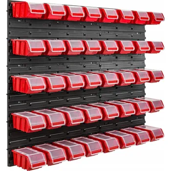 Obraz Dílenská deska na nářadí 96,5 x 78 cm + 40 boxů