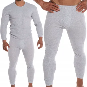 Pánské pyžamo Pánské pyžamo s dlouhým rukávem, bavlněné, teplé, dlouhé kalhoty, pohodlné, velikost 3XL