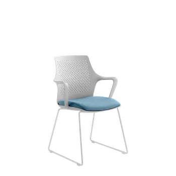 Jednací židle Konferenční židle Tara 105 Q N0 (drátěná ocelová podnož v bílém nástříku)