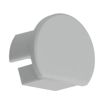 Příslušenství pro LED osvětlení Záslepka KLUŚ OLEK pro LED hliníkové profily šedá