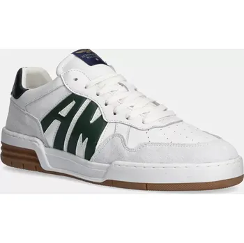 Pánské tenisky Kožené sneakers boty Aeronautica Militare SC300UXPL212 bílá barva, SC300UXPL212 SC300UXPL212.94613 00X, EUR 40