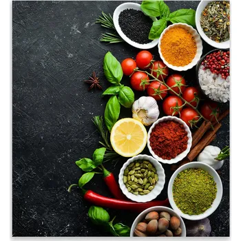 Kuchyňské prkénko Skleněná Ochranná Deska a Krájecí Prkénko | Indukce, Sporák ds-0199