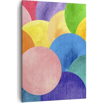 Obraz Obraz na plátně do obýváku ložnice 50x70 abstrakce obrazy na zeď