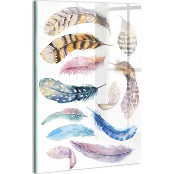 Obraz Skleněný nástěnný obraz tištěný do obýváku Umění retro ilustrace 20x30