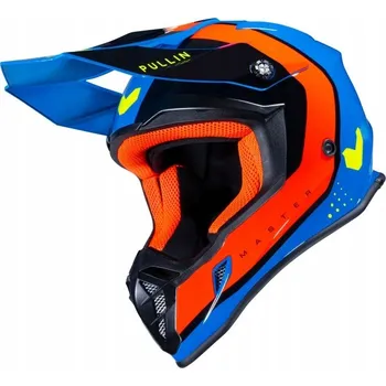 Helma na motorku PULL-IN PŘILBA MASTER BLUE ORANGE VELIKOST M