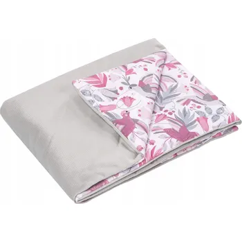 Dětská deka Oboustranná deka do kočárku 55x75 bavlna /samet Pepi