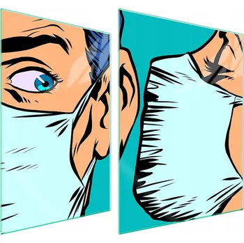 Obraz Krájecí deska TMK ArtDeko sklo 2 ks