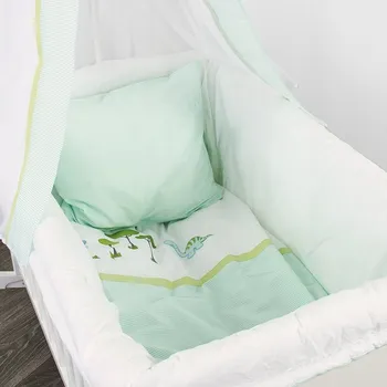 Povlečení Dětské povlečení Alvi 80 x 80 cm, zelené odstíny