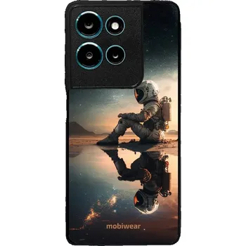 Pouzdro na mobilní telefon Lesklý kryt Mobiwear Glossy - Motorola Moto G75 5G - G003G Astronaut na samotce (Prémiové lesklé pouzdro, obal, kryt Mobiwear Glossy na mobil Motorola Moto G75 5G - G003G Astronaut na samotce, materiál Plast + TPU silikon - krytí po všech stranách,)