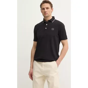 Pánské tričko Polo tričko Armani Exchange 8NZF70.Z8M9Z černá 99X, vel. S