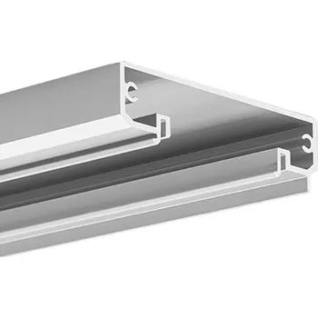 LED lišta LED hliníkový profil KLUŚ TESPO stříbrná anoda 3m