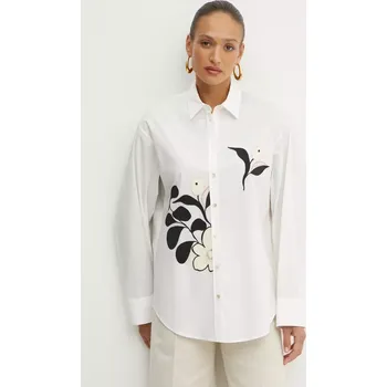 Dámská košile Bavlněná košile Forte Forte 13553.my.shirt bílá 00X, vel. 38