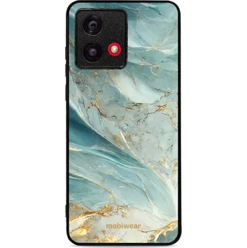 Pouzdro na mobilní telefon Lesklý kryt Mobiwear Glossy - Motorola Moto G84 - G022G Zelenkavý a zlatavý mramor (Prémiové lesklé pouzdro, obal, kryt Mobiwear Glossy na mobil Motorola Moto G84 - G022G Zelenkavý a zlatavý mramor, materiál Plast + TPU silikon - krytí po všech stranách,)