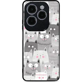 Lesklý kryt Mobiwear Glossy - Infinix HOT 40 Pro - G045G - Kočičky (Prémiové lesklé pouzdro, obal, kryt Mobiwear Glossy na mobil Infinix HOT 40 Pro - G045G - Kočičky, materiál Plast + TPU silikon - krytí po všech stranách, neošoupatelný potisk, tenké)