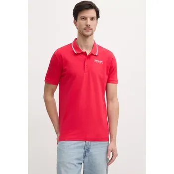 Pánské tričko Polo tričko Red Bull Racing x Pepe Jeans TIPPED LOGO POLO RM540013 červená 33X, vel. S