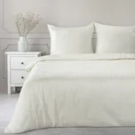 SATÉNOVÉ POVLEČENÍ VERA 160X200 CM, 2 KS 70X80 CM KRÉMOVÉ