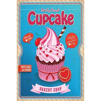 Obraz Cedule Cupcakes Bakery Shop 5