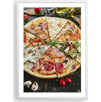 Obraz Plakát v bílém rámu do obýváku ložnice 50x70 gastronomie moderní obraz