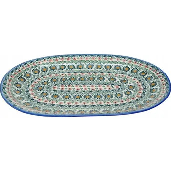 Keramická oválná mísa velká, keramika Bolesławiec