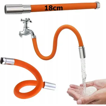 Vodovodní baterie FLEXIBILNÍ RAMÍNKO FLEXIBILNÍ PRODLOUŽENÍ KOHOUTKU BATERIE HADICE ZAHRADNÍ 18cm BATERIE