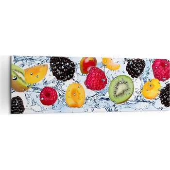 Obraz Velký obraz do obýváku 160x50 ovoce moderní fotoobraz na plátně obrazy